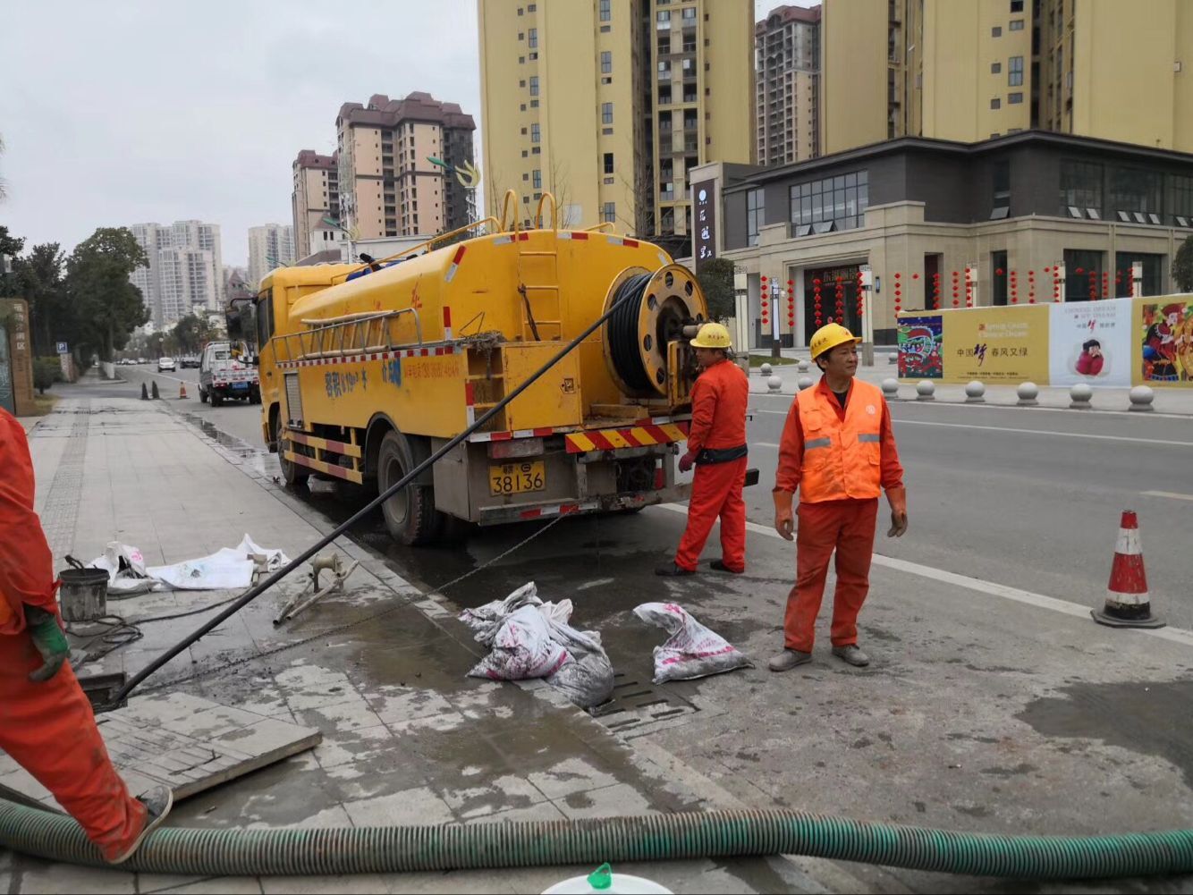 铜陵排污管道清淤-管道清洗